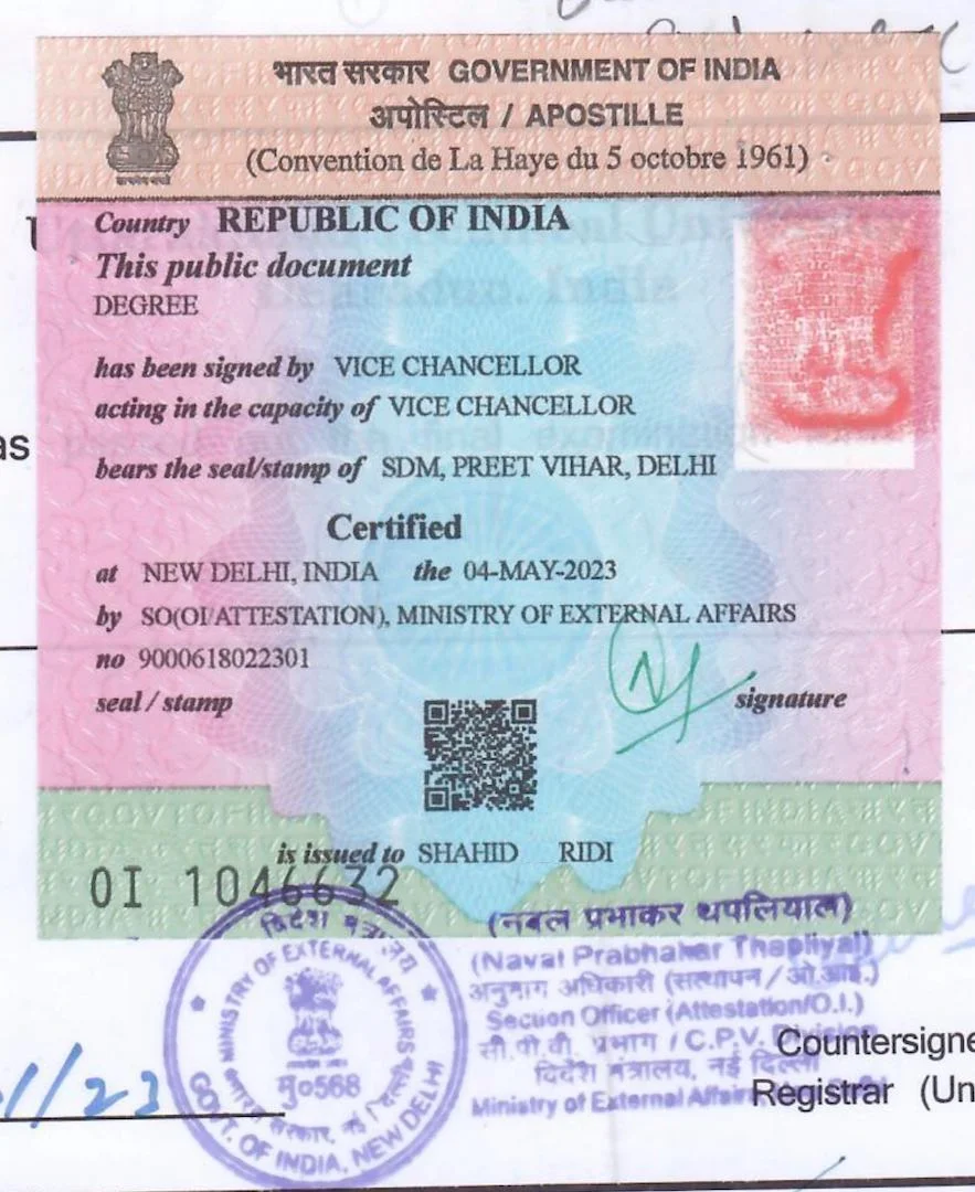 Apostille Attestation Services