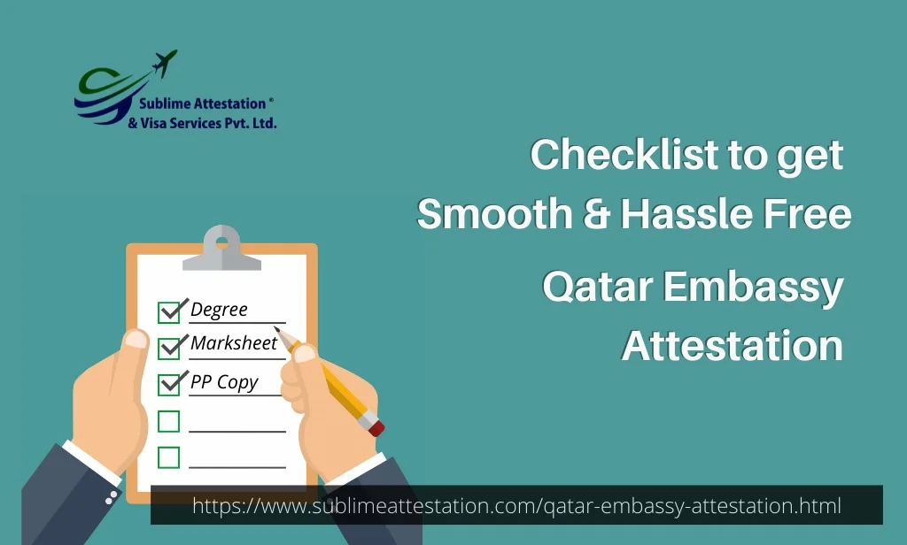 Qatar Embassy Certificate Attestation Services